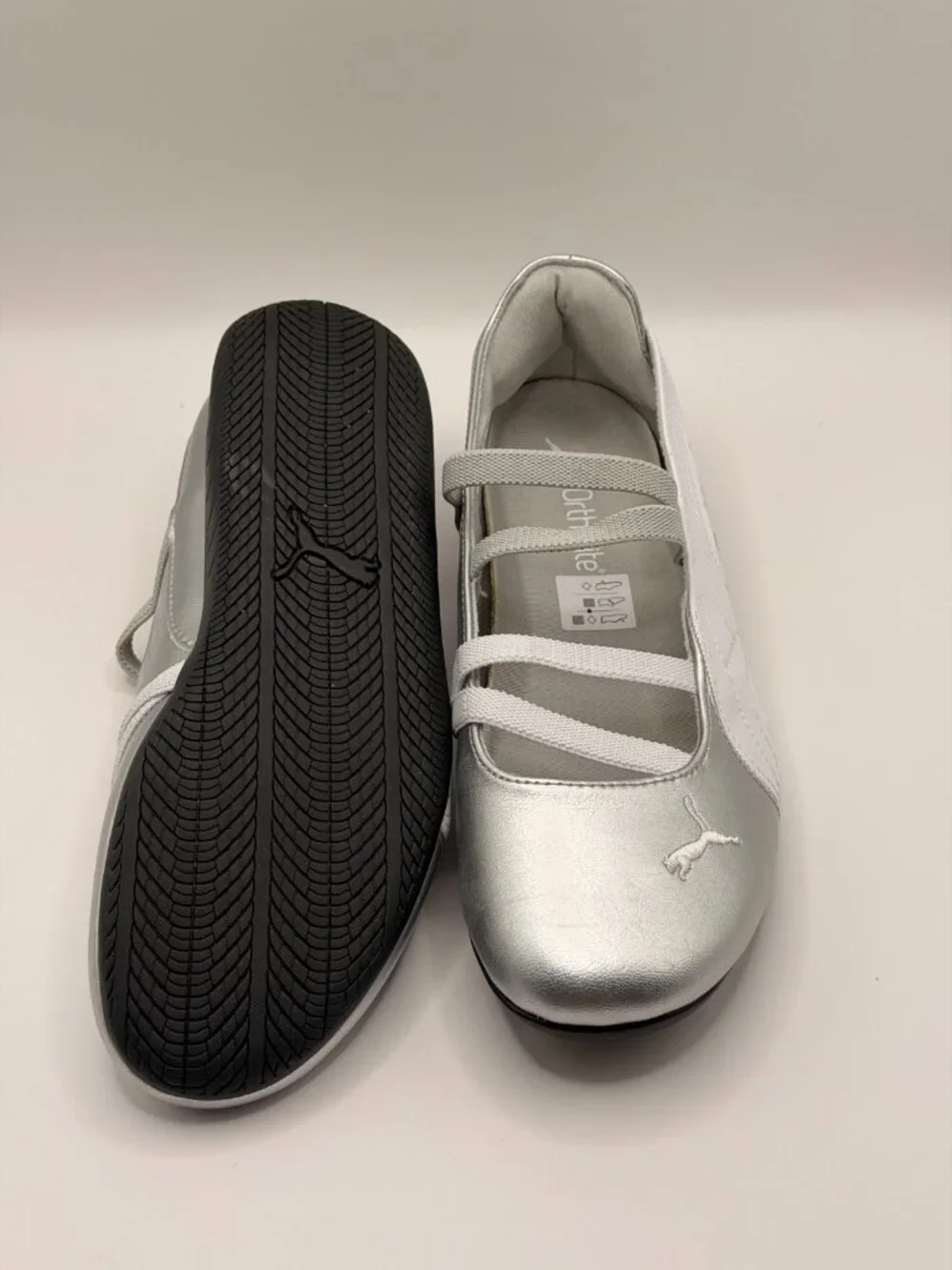 Puma Womens Speedcat Ballet Metallic Ballet Sneakers Sz 8 M